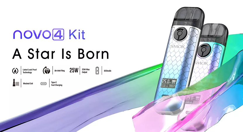 Smok Novo 4 Kit Vape Pod - Beta Vape