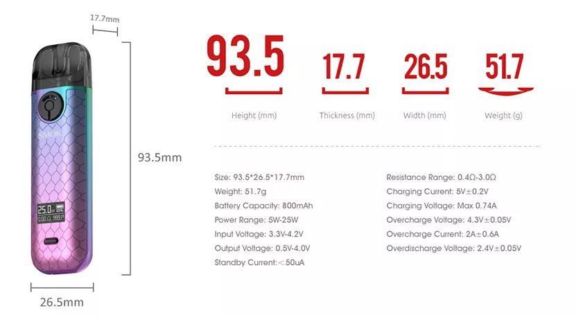 Smok Novo 4 Kit Vape Pod - Beta Vape