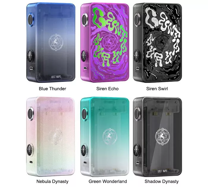 Lost Vape Centaurus P200 box mod colors