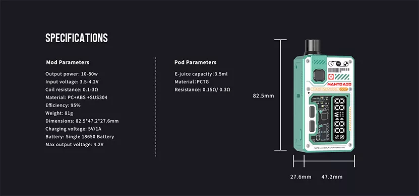 specifications