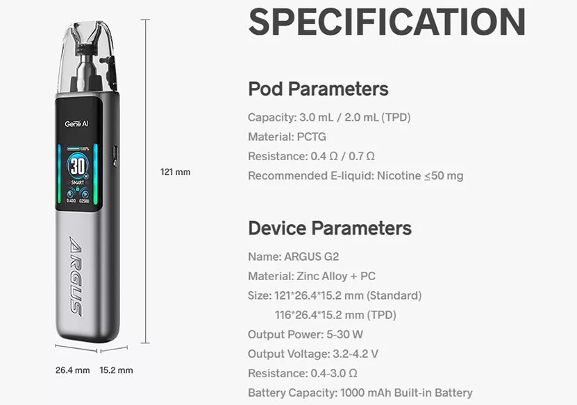 specification