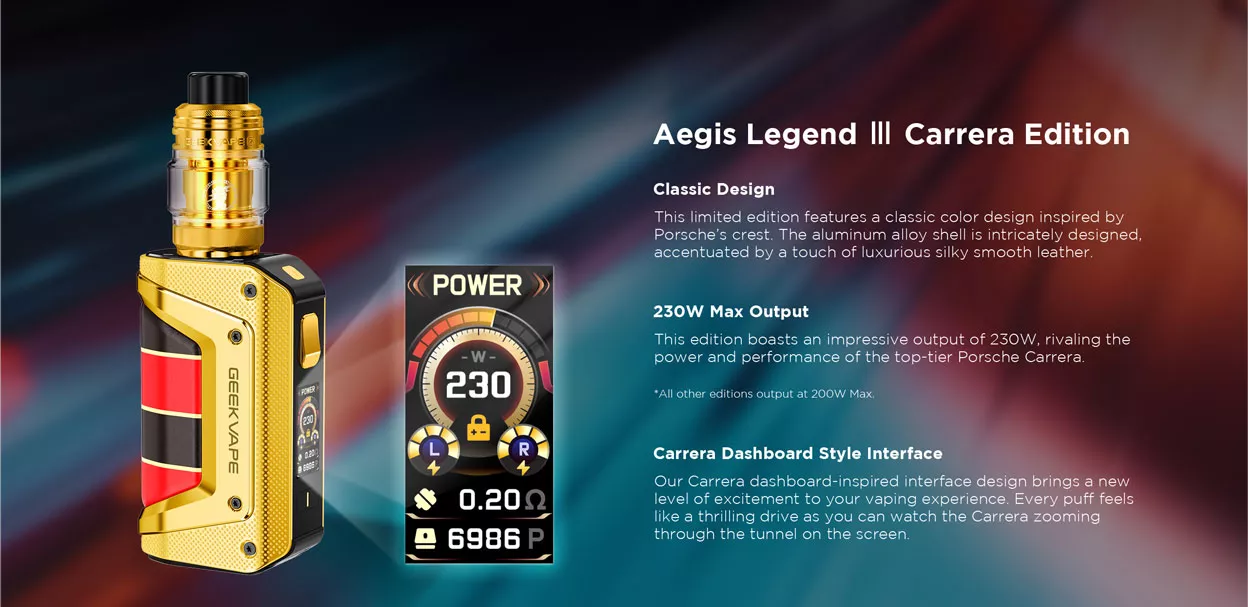 Aegis Legend 3 Carrera edition