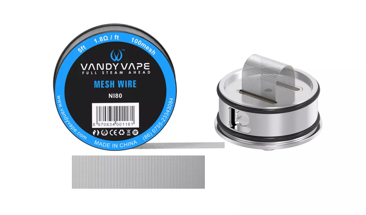 5ft Vandy Vape Ni80 Mesh Wire 100mesh