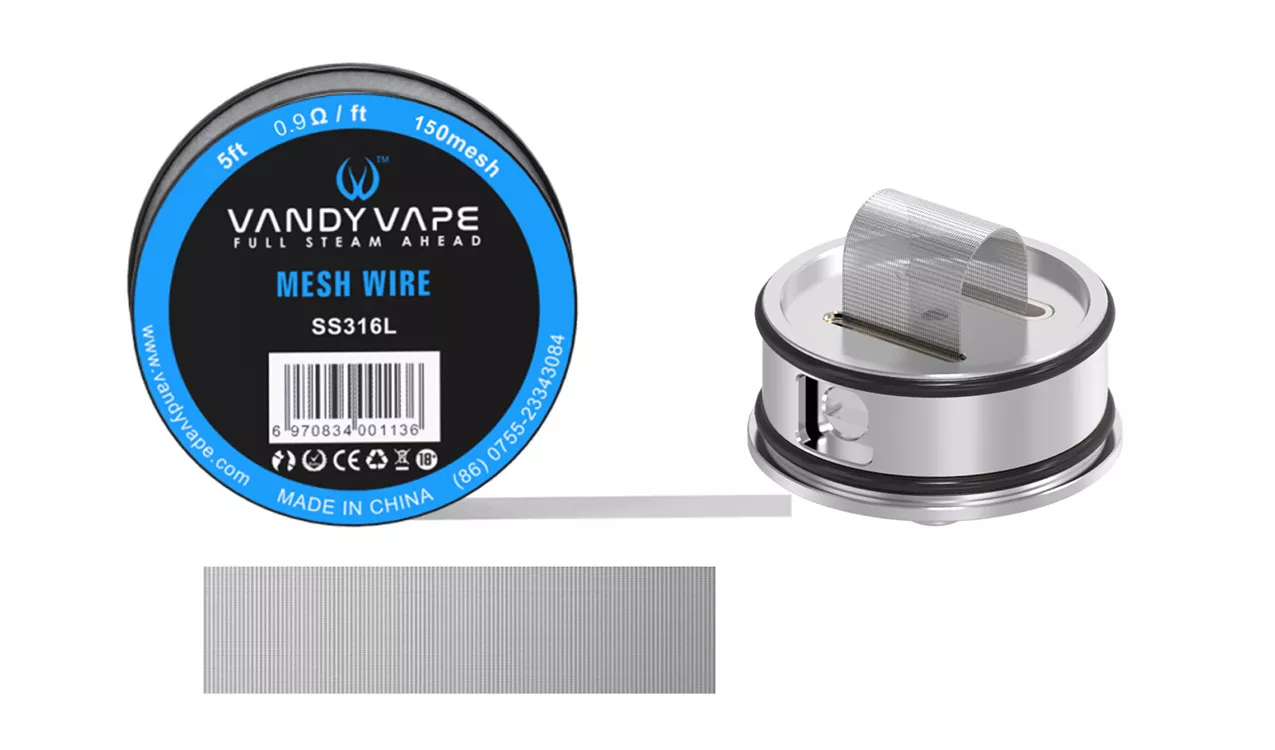 5ft Vandy Vape SS316 Mesh Wire 150mesh