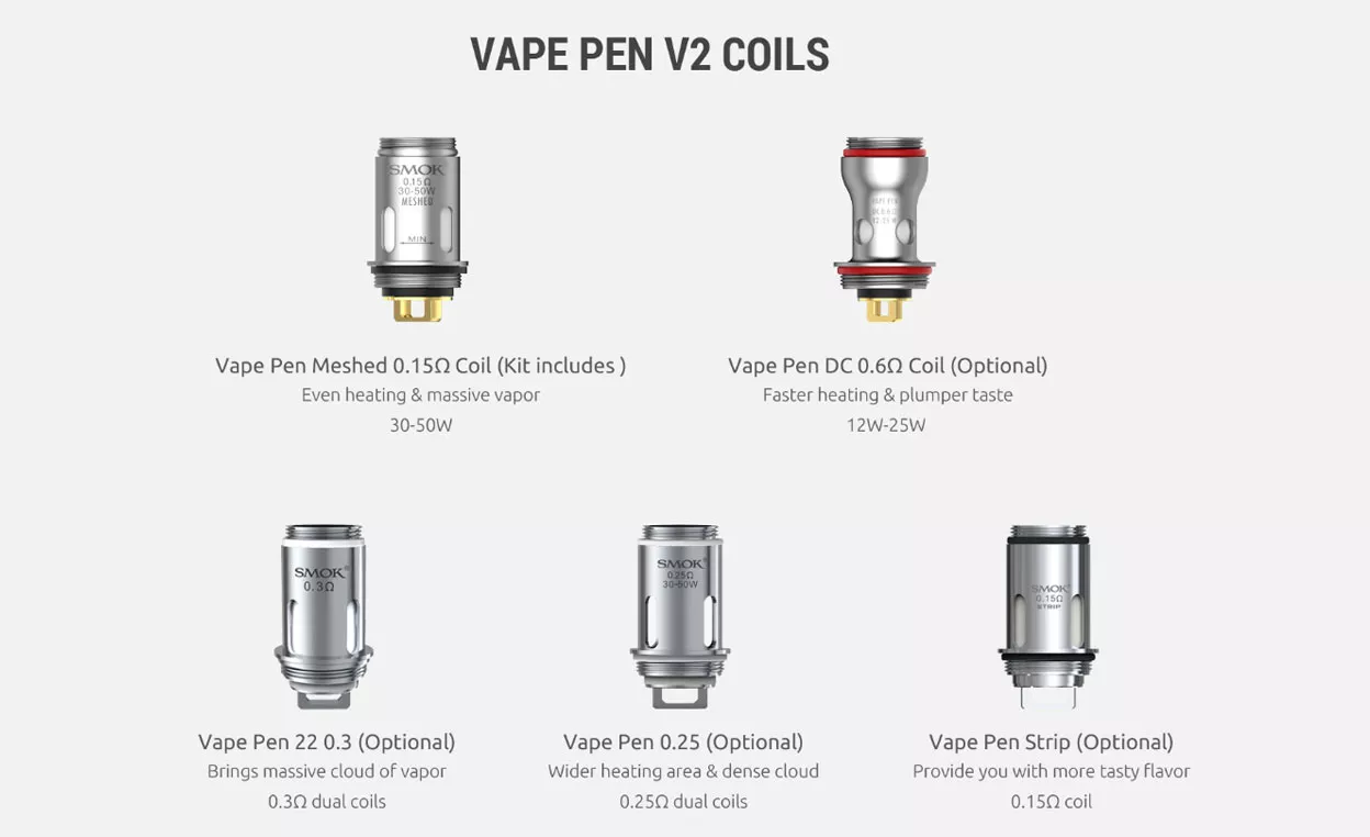 vape pen v2 coils