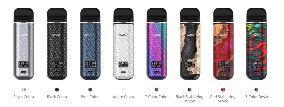 Smok Novo X Pod System 25W colors