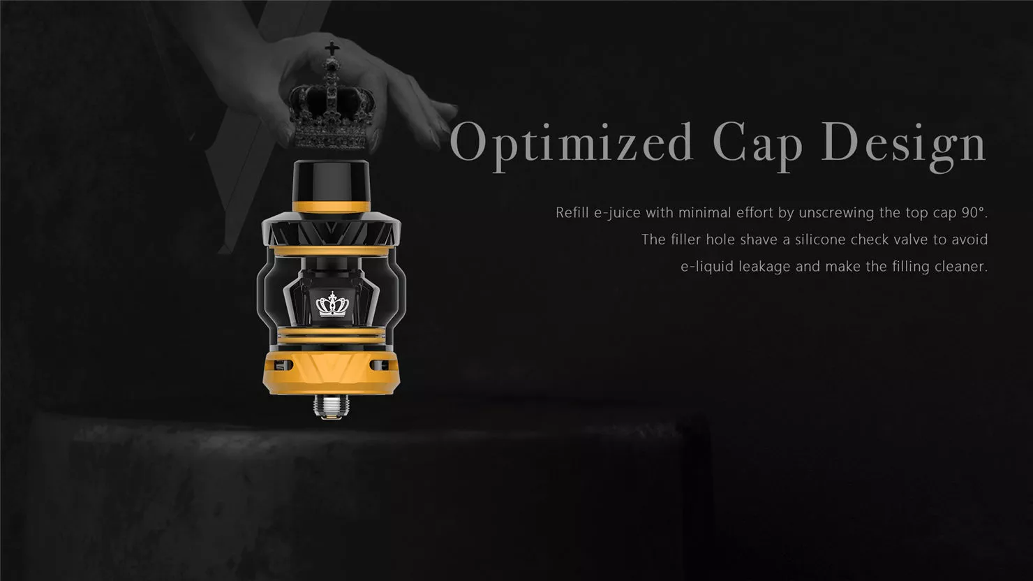 optimized cap design