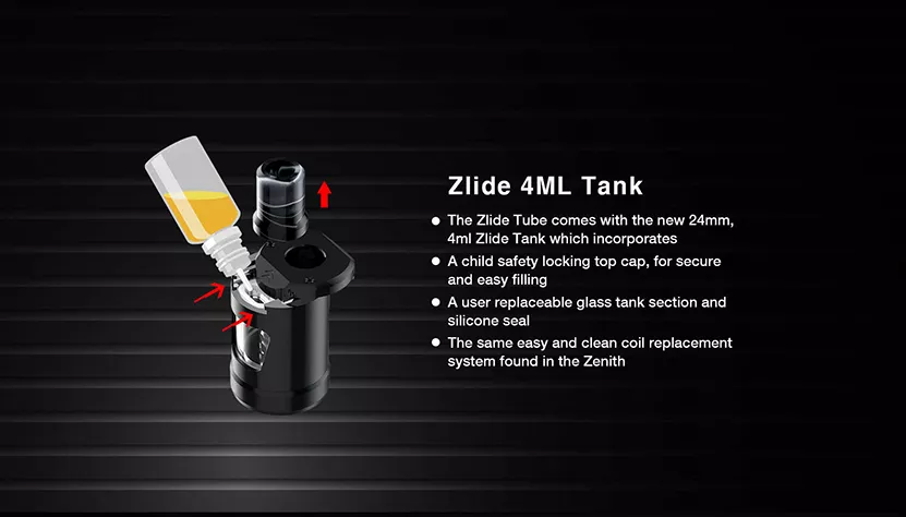 Zlide Tube Starter Pen Kit Tank