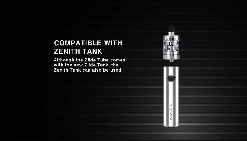 Zlide Tube Pen Vaporizer Kit Zenith Tank