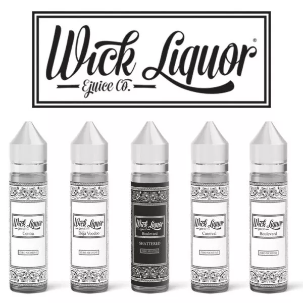  Wick Liquor brand, e-liquid, vaping