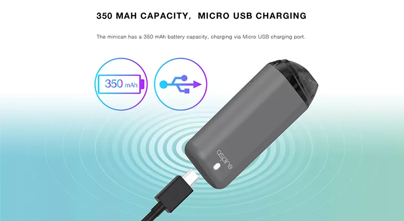 350 MAH capacity