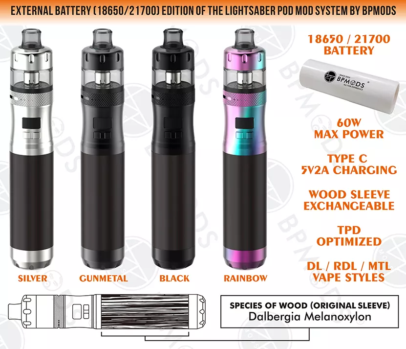 BP MODS Lightsaber X Multifunctional Pod Mod Kit