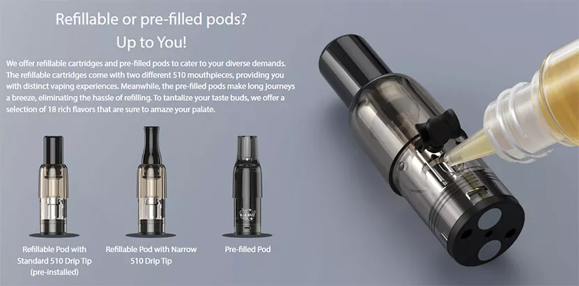 pre-filled pods