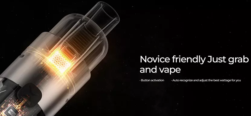 Novice friendly Just grab and vape