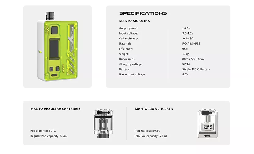 specifications