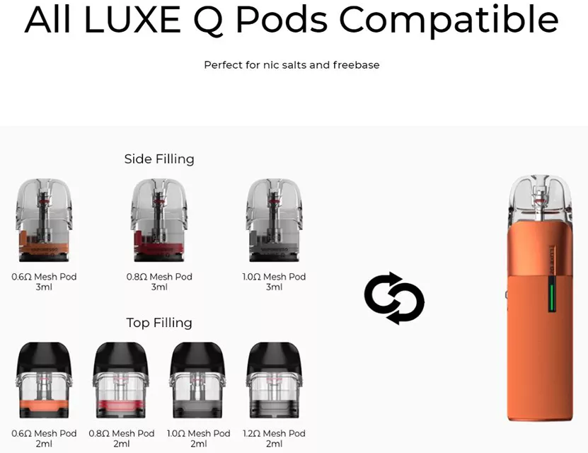 VAPORESSO LUXE Q POD CARTRIDGE 3ML