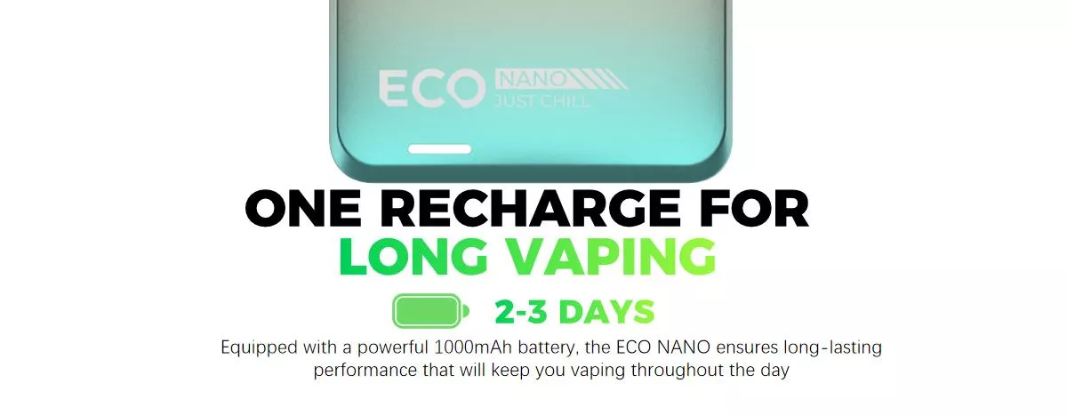one recharge for vaporesso eco nano