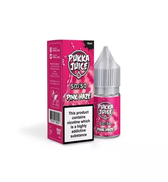 Pukka Juice | 50/50 Range | PINK HAZE | 10ml TPD Bottles | Various Nicotine Strengths £4