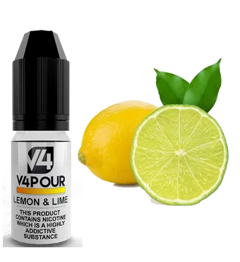 Lemon & Lime E Liquid by V4 V4POUR 10ml £3