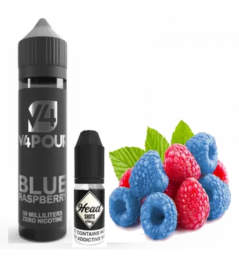 Blue Raspberry by V4 V4POUR E Liquid | 50ml Short Fill £7.99