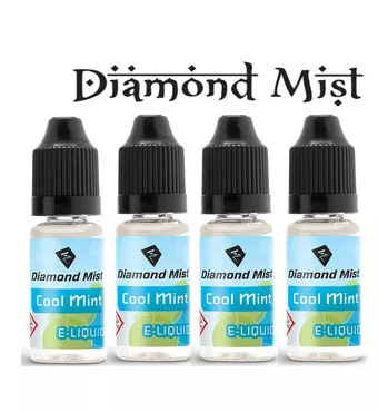4 x Cool Mint E Liquid By Diamond Mist E Liquid 40ml £9.89