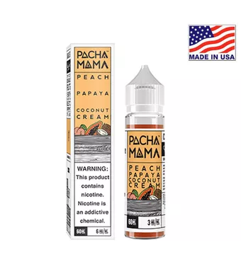 60ml Charlies Chalk Dust Pacha Mama Peach Papaya Coconut Cream E-liquid £0.01