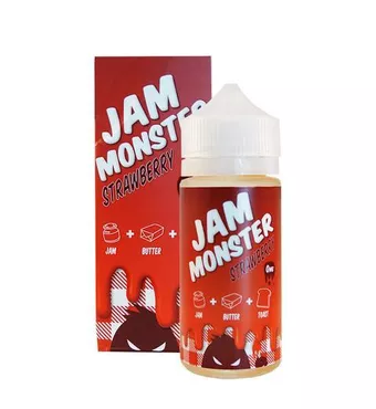 100ml Jam Monster Strawberry E-liquid £17.57