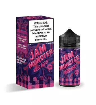 100ml Jam Monster Mixed Berry E-liquid £17.57
