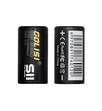 2pcs Golisi S11 IMR 18350 1100mAh 20A Li-ion Rechargeable Battery £9.96