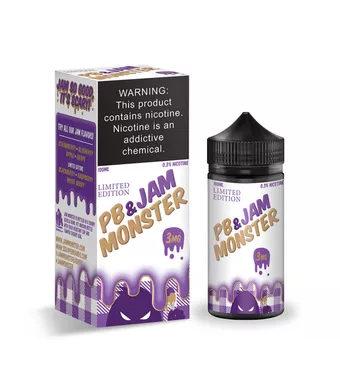 100ml PB&Jam Monster Grape E-liquid £18.49