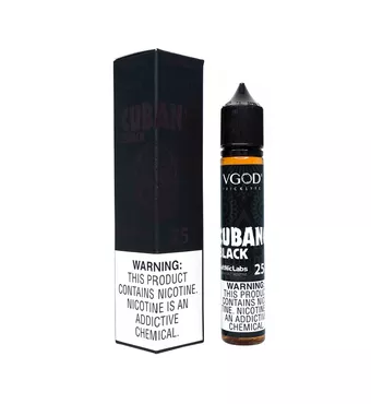 30ml VGOD Cubano Black Nic Salt E-liquid £11.4