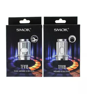 SMOK TFV18 Tank Replacement Coil(3pcs/pack) £9.65