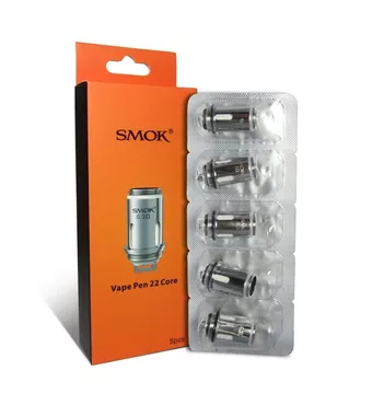 Smok Vape Pen 22 Replacement Coil Dual Core Coil 5pcs- 0.3ohm £7.5