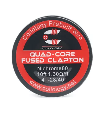 10ft Coilology Quad-core Fused Clapton Spool Wire £5.44