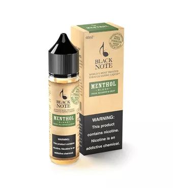 60ml Black Note Menthol Naturally Extracted Tobacco E-liquid £14.45
