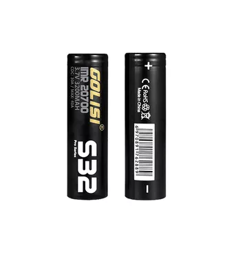 2pcs Golisi S32 IMR 20700 3200mAh 40A Li-ion Rechargeable Battery £15.81