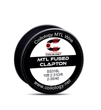 10ft Coilology MTL Fused Clapton Wire - SS316L £4.63
