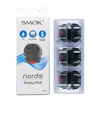 SMOK Nord 5 Empty Pod Cartridge £5.82