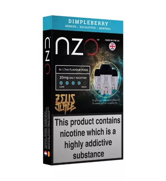 NZO 20mg Zeus Salt Cartridges with Red Liquids Nic Salt (50VG/50PG) £11.07