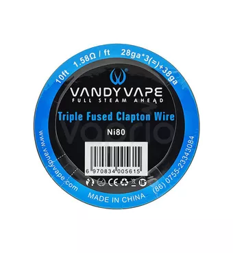Vandy Vape Triple Fused Clapton Wire £5.42