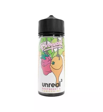 Unreal 3 - 100ml - Propical - Raspberry & Tangerine £8.62