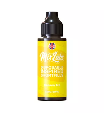 Mix Labs - 100ml Shortfill - Banana Ice £7.49