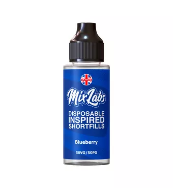 Mix Labs - 100ml Shortfill - Blueberry £7.49