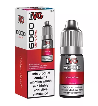 IVG 6000 - Nic Salt - Cherry Chew £1.97