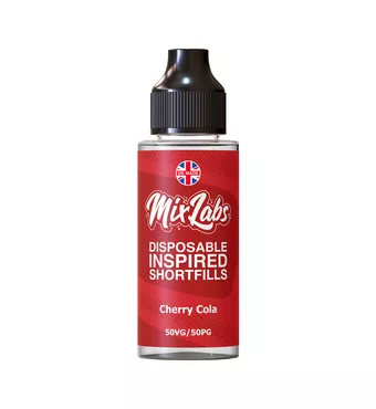 Mix Labs - 100ml Shortfill - Cherry Cola £7.49