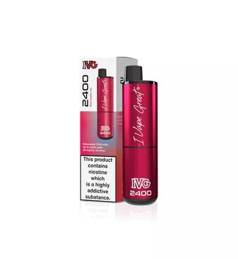 IVG 2400 Disposable Pod - Red Apple Ice £9.34