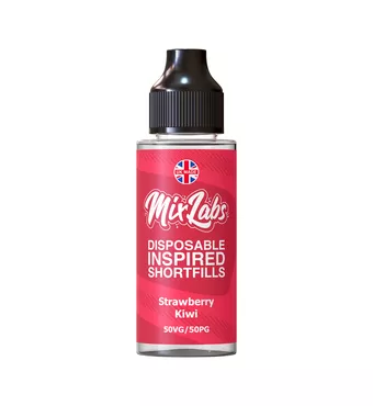 Mix Labs - 100ml Shortfill - Strawberry Kiwi £7.49