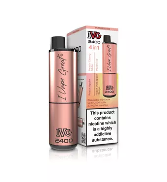 IVG 2400 Disposable Pod - Peach Edition £9.39