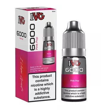 IVG 6000 - Nic Salt - Pink Pop £1.97