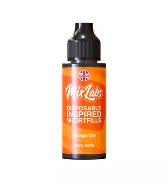 Mix Labs - 100ml Shortfill - Mango Ice £7.49